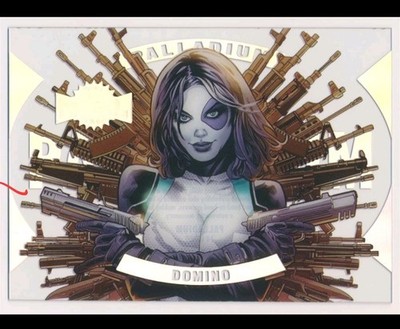 Upper Deck 2020 Marvel X-Men Metal Universe Palladium Domino #14