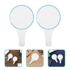 2 Pcs White Board Paddles Number Score Dry Erase Answer Handheld Mini