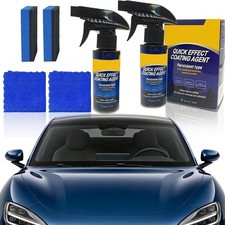 Car Coating Agent 2 Pack Quick Effect Waterless Car Paint Coating Treatment