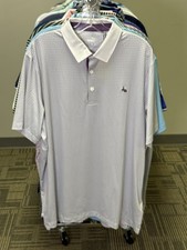 NWT MEN'S PUMA MATTR CIRCULAR POLO, SIZE: XL, COLOR: WHITE/CRUSHED BERRY M10.22