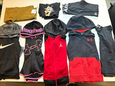 Nike Under Armour Jordan kids smaller sz sport Clothing Lot Hoodies Pants Tops