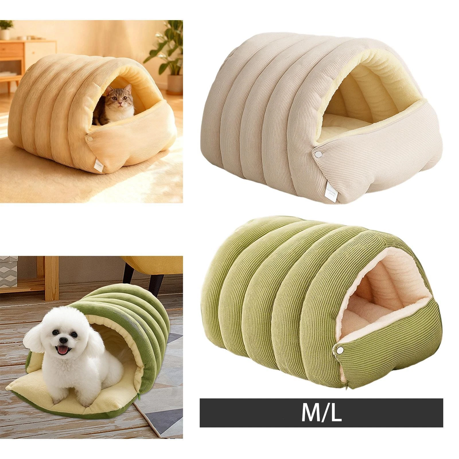 Pet Cave House Pet Bed Gifts Washable Versatile Supplies Comfortable PP Cottons