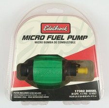 Edelbrock 17302 Diesel 38gph 12v Micro Fuel Pump
