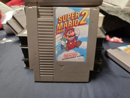 Super Mario Bros. 2 (Nintendo NES, 1988) Authentic Cartridge Cart Only