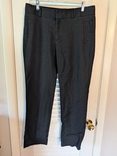 Banana Republic Size 12 Martin Fit Black Pants Trouser No. 718 Euc Ankle