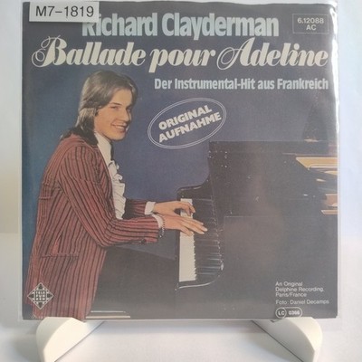 Richard Clayderman   Ballade Pour Adeline, 7'' Vinyl (VG/VG), Telefunken, M7-1819