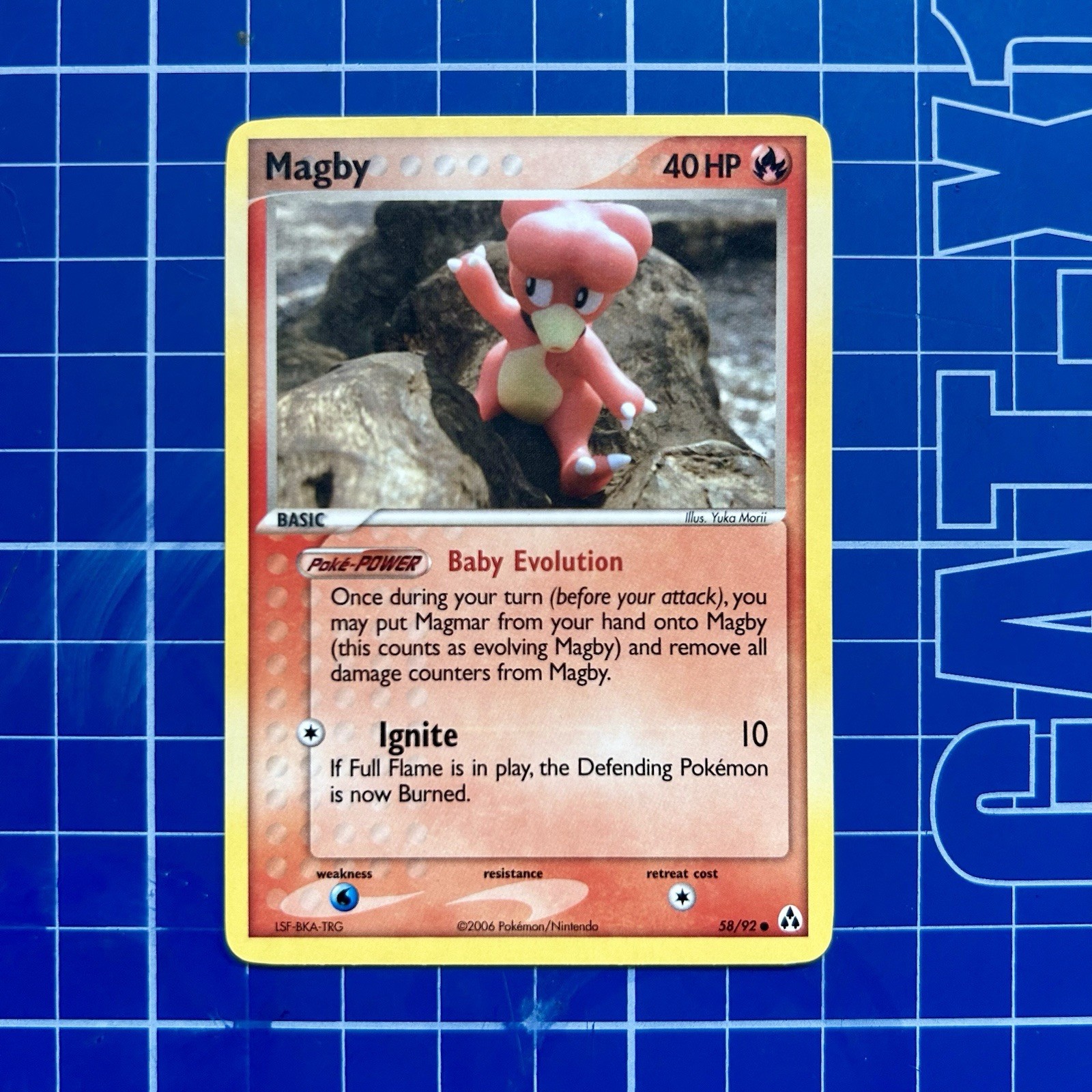 2006 Magby 58/92 Pokémon Legend Maker Regular NM