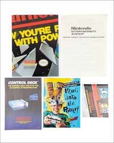 Nintendo NES Action set Console Complete In Box CIB Inserts Mario Bros Duck Hunt