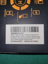 Three Pack Privacy Glass For IPhone 16