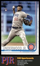 Duane Underwood Jr. 2019 Topps #315 Chicago Cubs 35% Off 4+
