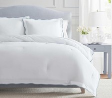 - Queen Duvet Cover Set, Crisp Smooth Bedding with a Cotton Percale Lightwe...
