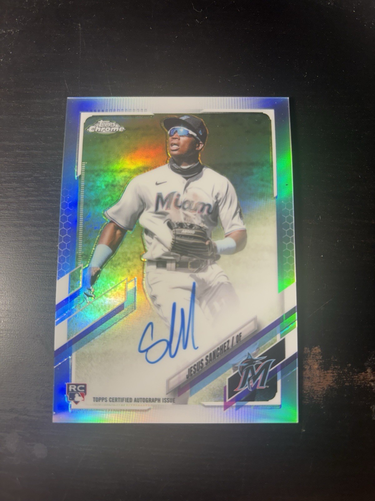 2021 Topps Chrome Rookie Refractor /499 Jesus Sanchez #RA-JS Auto RC Astros