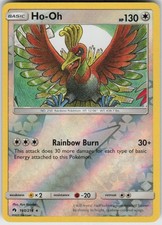 Reverse Holo Ho-Oh 160/214 Rare Lost Thunder Lightly Played