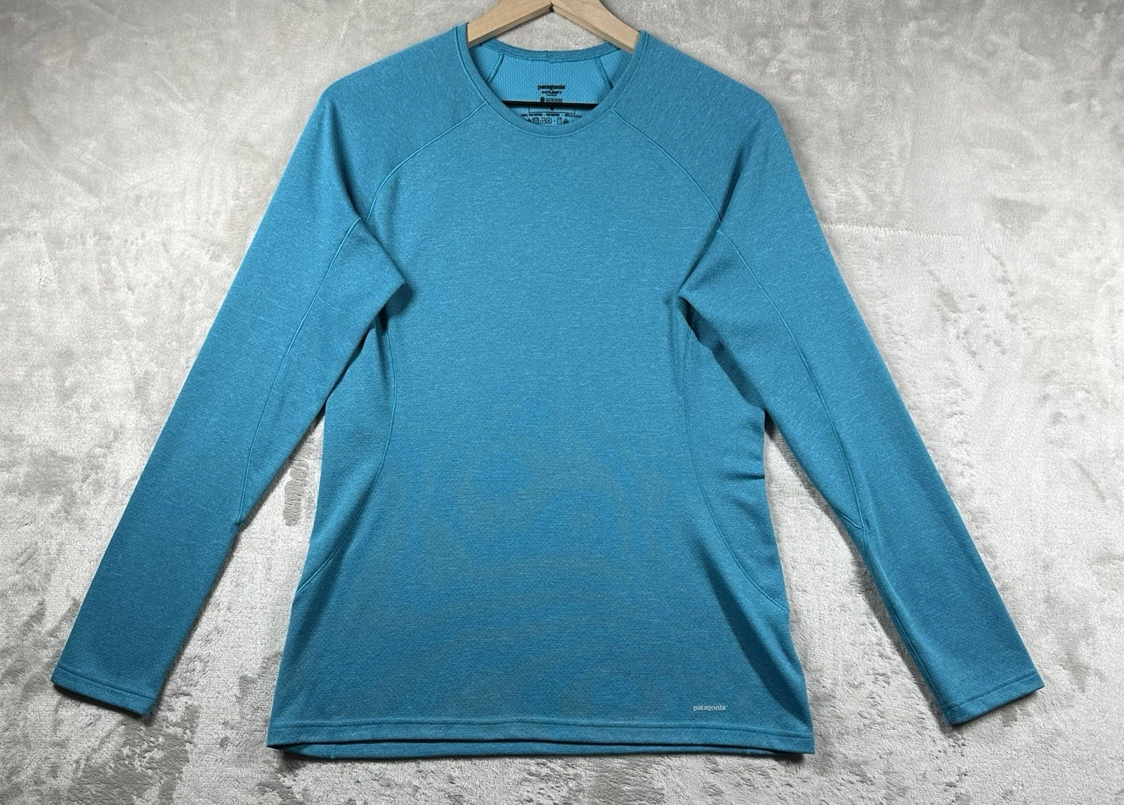 Patagonia Capilene 3 Midweight Base Layer Long Sleeve Shirt Women’s Medium Blue