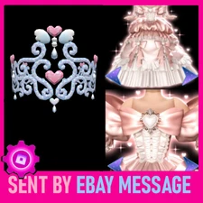 Royale High Crowned Court Dress Toy Code Sent Fast Ebay Msg- Enchantraverse Halo