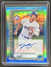 2025 Topps Pro Debut Jac Caglianone Auto Aqua Foil #/75