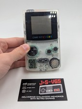 Nintendo Game Boy Color Clear   Tested Working   Handheld Console Only