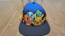 POKEMON BIOWORLD ORIGINAL SNAPBACK BASEBALL HAT Pikachu Starters Free Shipping