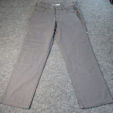 NWOT Carhartt 102517 Rugged Flex Work Pants Men's 32x30 Gray Relaxed Fit Canvas