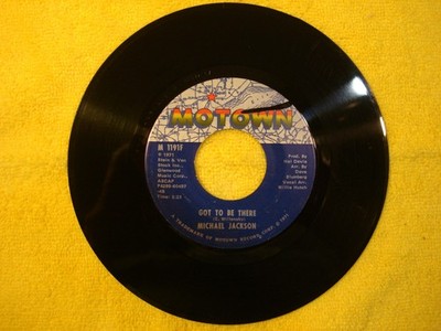 1971 MICHAEL JACKSON ''GOT TO BE THERE'' 45 rpm 7''
