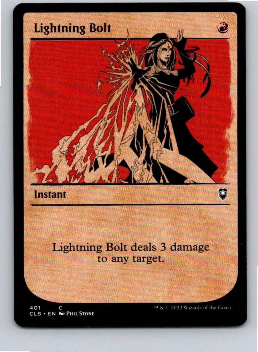 Lightning Bolt In Individual Magic: The Gathering Cards for sale