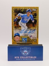 Drew Waters (Royals RC) 2023 Topps Chrome Gilded Collection Gold Etch Auto /99