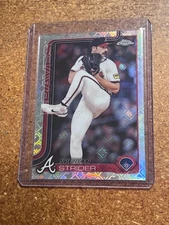 2025 Topps Chrome Baseball Logofractor # 46 Spencer Strider