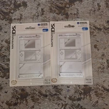 Nintendo DS Lite Protective Filter Plus 2-Pack Lot Official UHDL-110 HORI