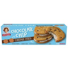 Little Debbie Chocolate Chip Creme Pies, 8 Individually Wrapped 10.63 OZ Box.