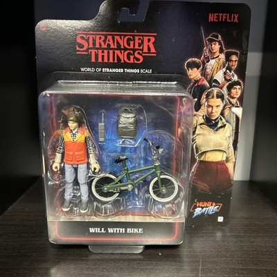 2025 JAZWARES STRANGER THINGS SEASON 5 NETFLIX HUNT & BATTLE WILL WITH BIKE NEW