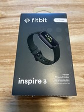 Fitbit Inspire 3 - Health & Fitness Tracker – Black - Open Box...
