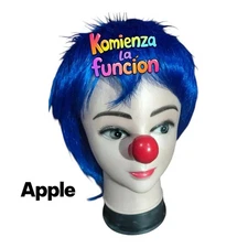 Mexican Professional Glossy Red Clown Nose Plastic Nariz Payaso Made In Mexico