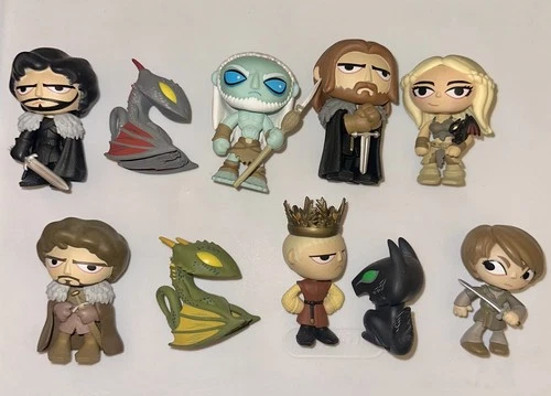 Funko Mystery Minis Game of Thrones Series 1 Lot 10/16 w/ Rare *Drogon* 1/144