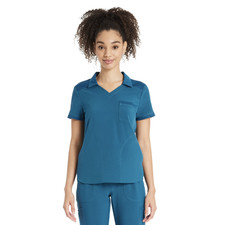 Scrubstar Women's Antimicrobial Premium Performance Top L Deep Slate