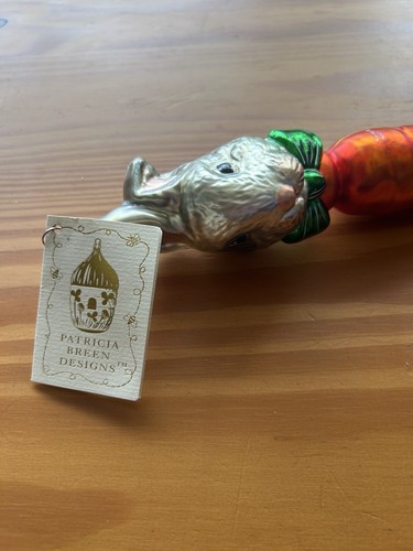Patricia Breen Hase Karotte 10" Ornament mit Etikett - Neiman Marcus - $ reduziert!! - Bild 3 von 9
