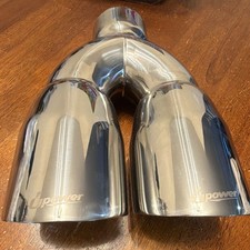 U-power Exhaust Tip 2.5 Inlet Dual 3.5 Outlet Stainless Steel New Automotive U-power Exhaust Tip 2.5 Inlet Dual 3.5 Outlet Stainless Steel New Automotive