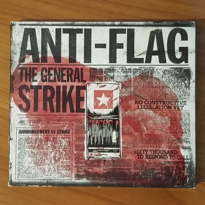 ANTI-FLAG the general strike DIGIPAK VG (CD Album, Hard, Side One Dummy)