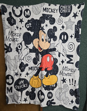 Comic Mickey Blanket Warm Plush Fleece Throw Blanket for Kids 40" x 50"