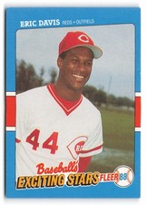 1988 Fleer Baseball's Exciting Stars #12 Eric Davis Cincinnati Reds