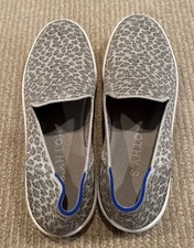 Rothy's The Original Sneakers Women's 8.5 Cheetah Print Slip-On Comfort Shoes