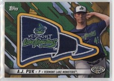 2017 Topps Pro Debut Pennant Patch Gold 49/50 AJ Puk #PP-AP Patch lz7