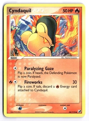 Cyndaquil - UF #54/115 Unseen Forces Common Normal MP