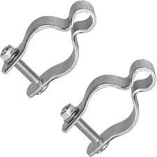 2 Pack 1-5/8Inch Chain Link Fence Frame Gate Post Hinge/Galvanized Steel Zinc Pl