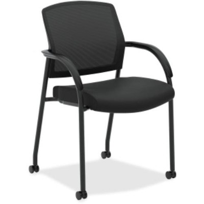 The Hon 2285VA10 Lota Guest Chair Fabric Black Steel Frame