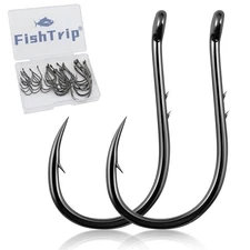 Octopus Baitholder Fishing Hooks, 50/100pcs Sharp Barbed High Carbon Steel Of...