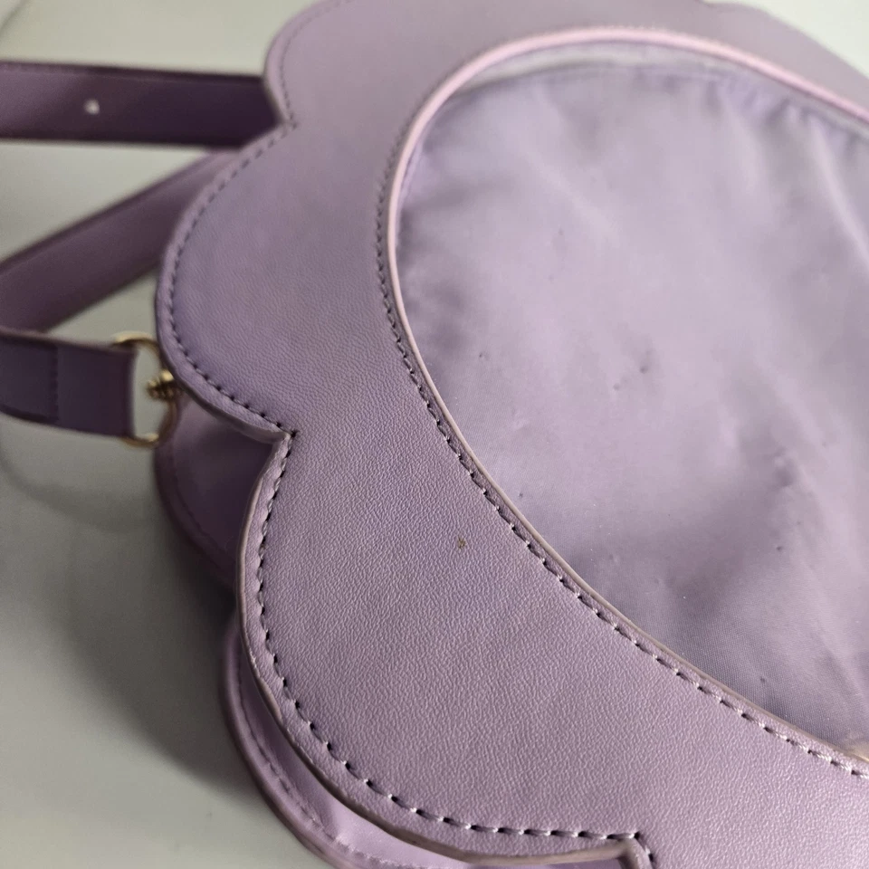 Bolso Bandolera Bolso Ita con Forma de Flor Púrpura Zorro Celestial Frontal Transparente Foto 3 de 4