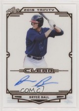 2019 Leaf Trinity Clear Auto Bryce Ball #CA-BB3 Auto 04h3