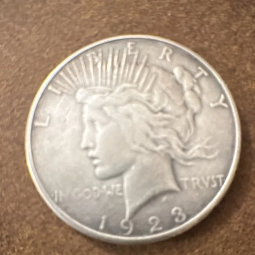 1923 Peace Dollar $1 Silver Coin Business Strike 0.9 Fineness