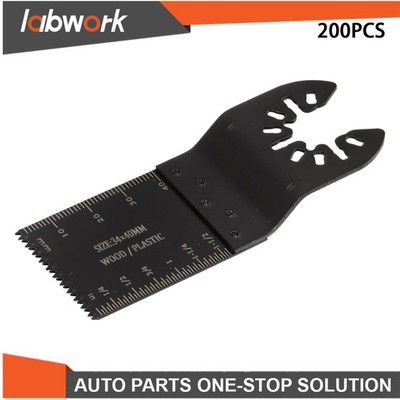Labwork 200PCS Oscillating Saw Blades Quick Release Multi Tool Blades Kits