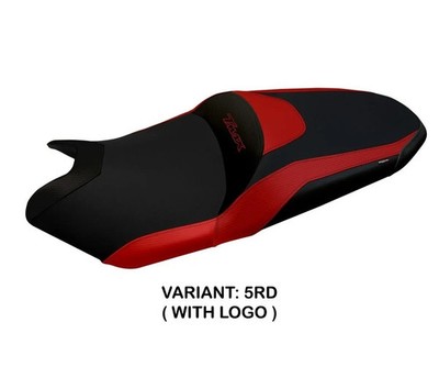 Seat saddle cover Milano 3 Red (RD) TPZ for YAMAHA T-MAX 530 2017 > 2020 1J6